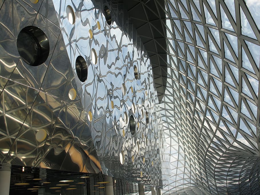 Window, Light, Mirror, Triangles, about, architecture, circle HD wallpaper