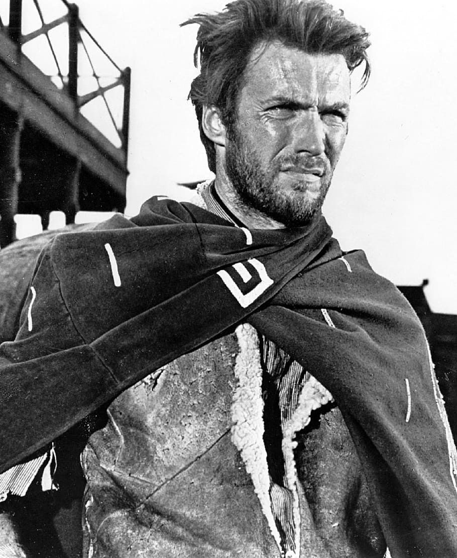 man wearing cape, clint eastwood, westerns, movies, actor, spaghetti