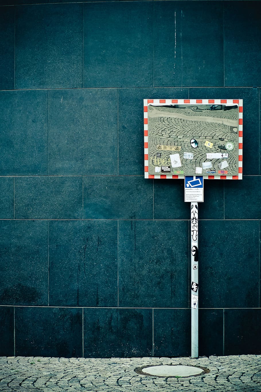 Mirror, Road, Exit, road mirror, exit mirror, traffic mirror HD wallpaper