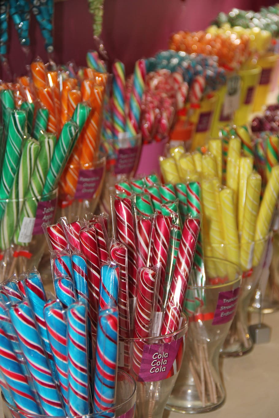 Sweetness, Candy Cane, retail, for sale, market, multi colored HD wallpaper