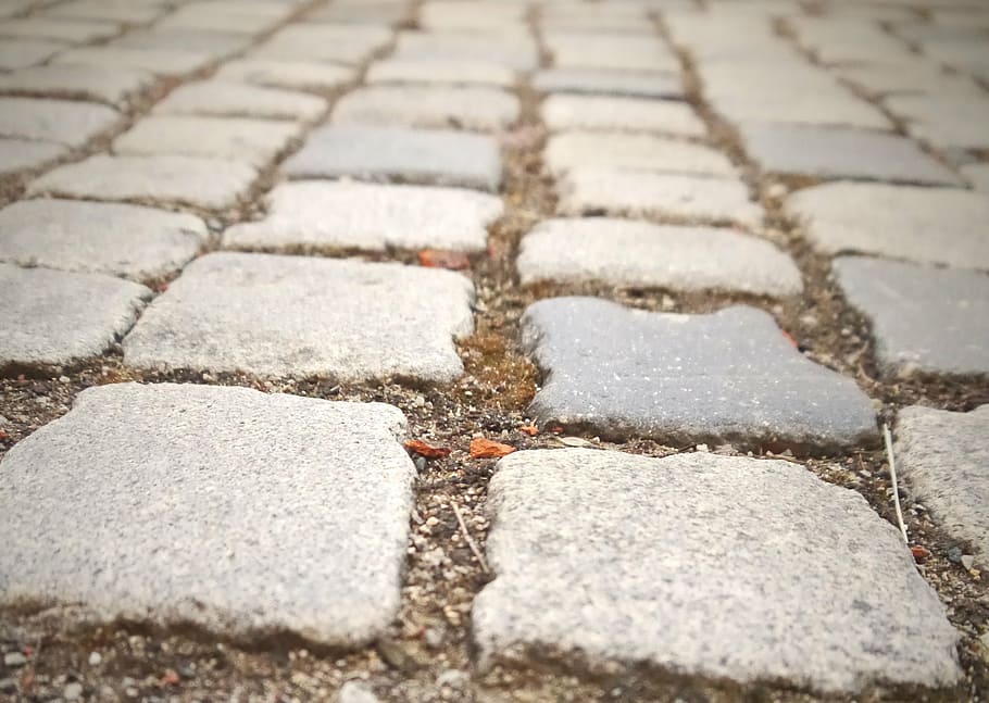 cobblestones, patch, ground, structure, granite, pavement, stumbling stone HD wallpaper