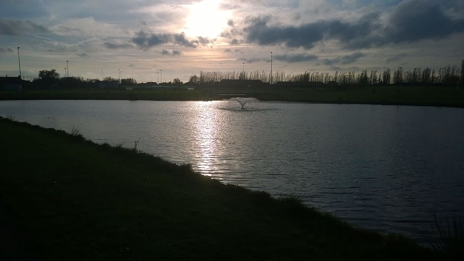 more, sunset, landscape, water, sky, cloud - sky, tranquility HD wallpaper