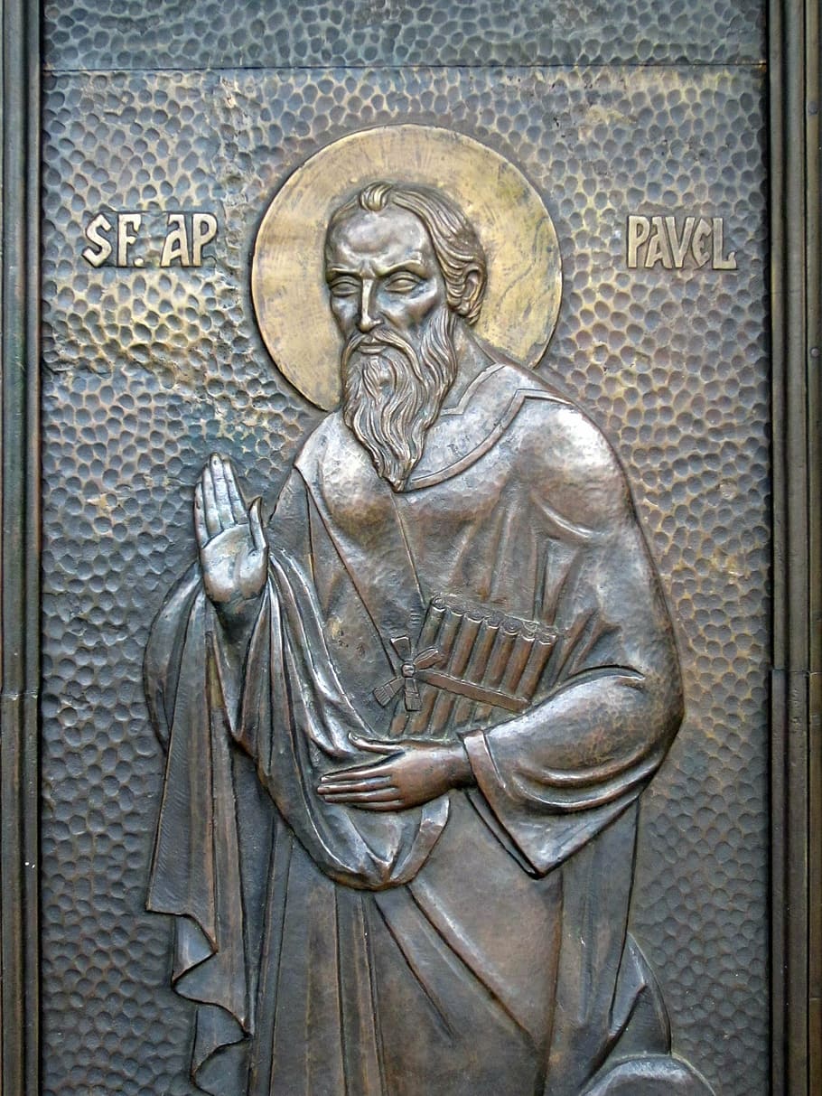 the apostle paul, icon, religion, church, saint, orthodox, antique, HD wallpaper