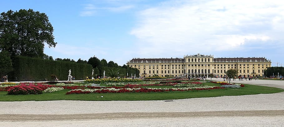 vienna, schönbrunn, castle, architecture, built structure HD wallpaper