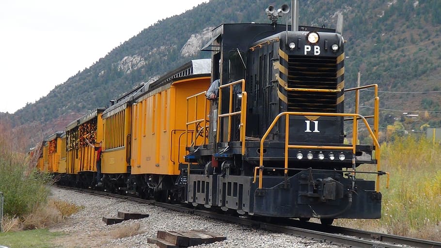 train, move, railway, transit, rail transportation, train - vehicle HD wallpaper
