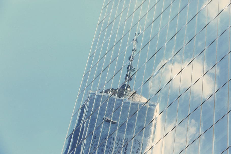 building, windows, reflection, tower, high rise, architecture HD wallpaper