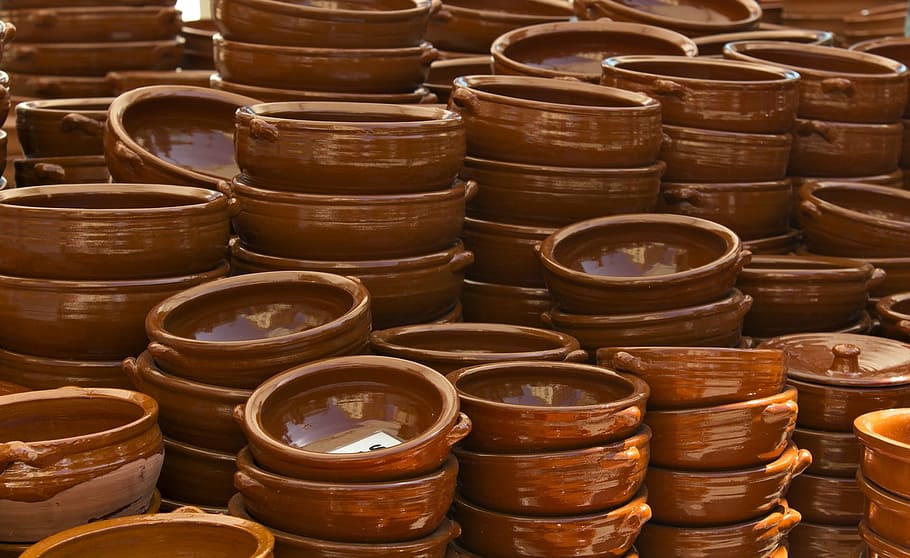 Mud, Crafts, Kitchen, casseroles, ceramic, pottery, clay, cultures HD wallpaper