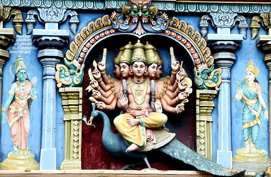 HD wallpaper: Indian god altar, madurai, meenakshi amman ...