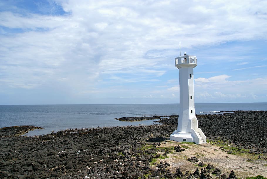 klitschko, whether or not, lighthouse, sea, coastline, water HD wallpaper