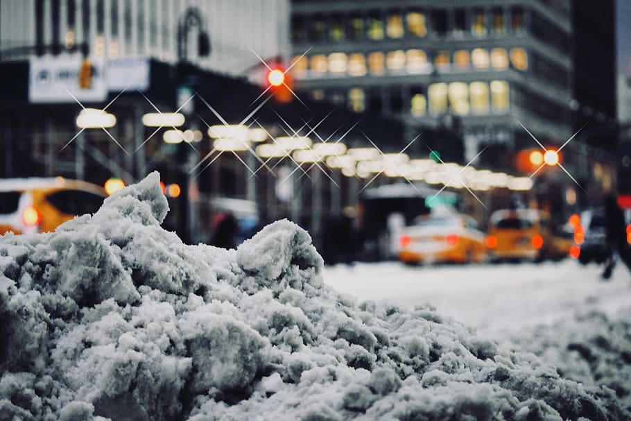 HD wallpaper: New York, USA, brown soil covered with snow, slush, winter,  nyc | Wallpaper Flare
