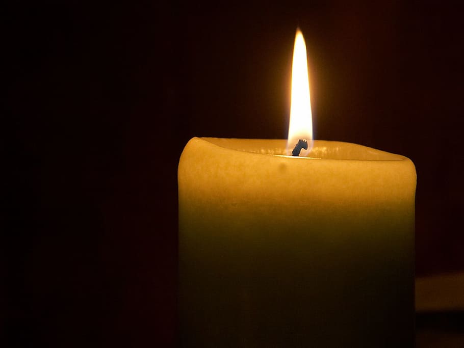 close-up photo of lit-up candle, Flame, Light, Fire, Dark, burning, HD wallpaper