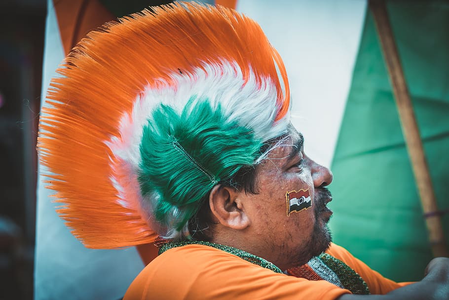 HD wallpaper: sideview of man's hair, independence, india, flag, august,  holiday | Wallpaper Flare