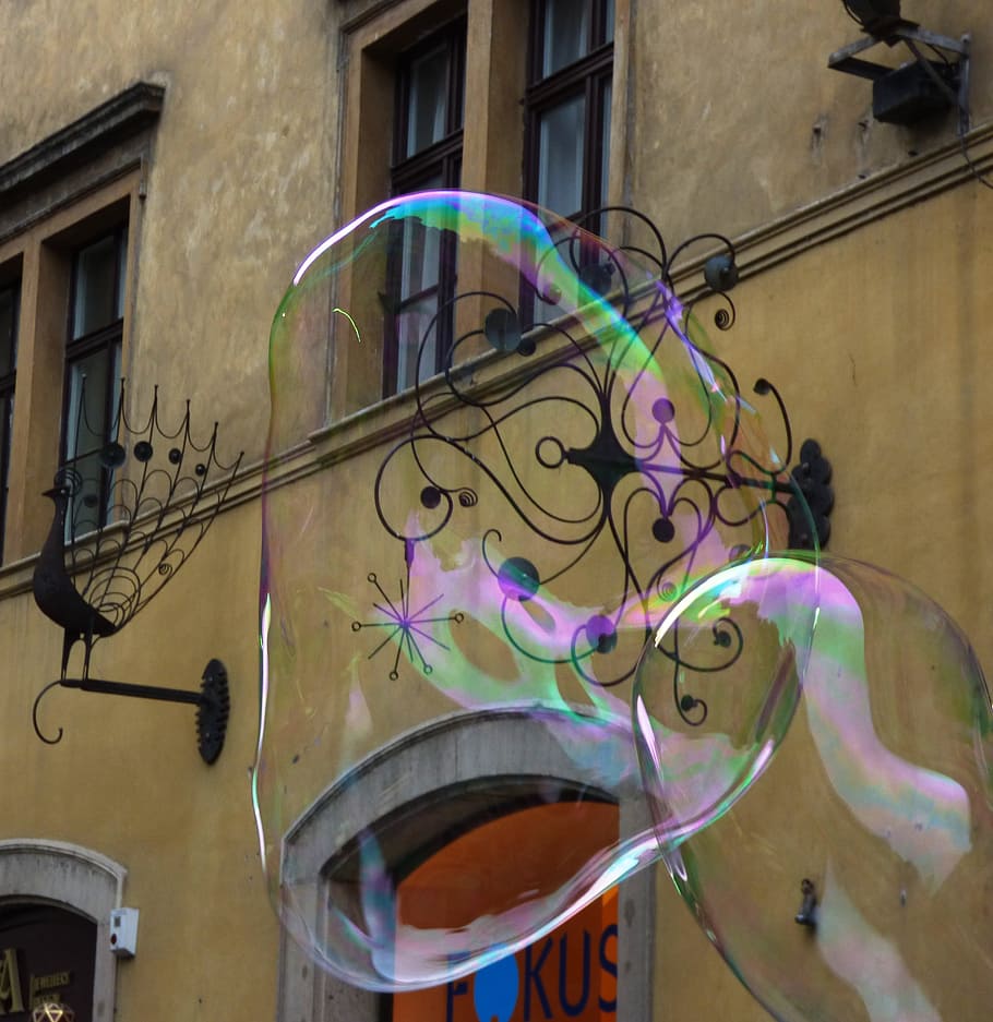 Soap Bubbles, let, reflection, reflex, the delicacy, spherical, HD wallpaper