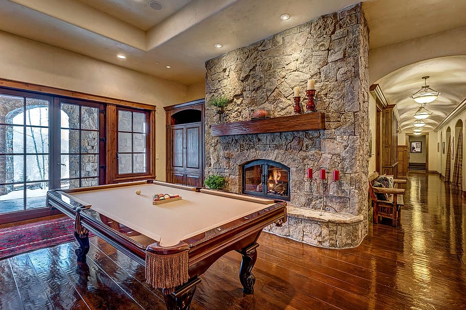 pool, pool table, pool and table, flooring, indoors, home interior HD wallpaper