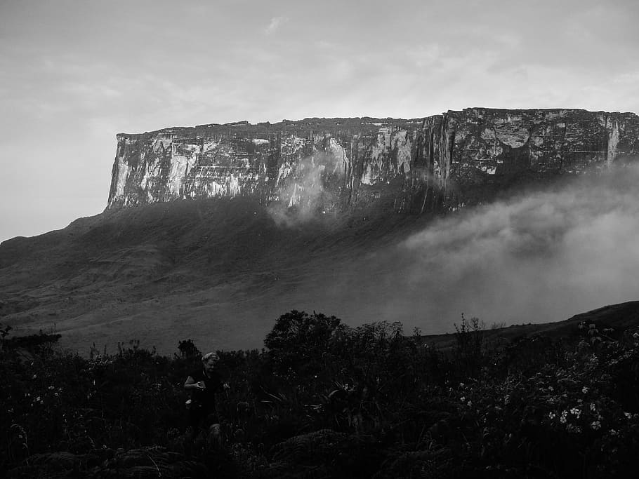 Roraima, Mountains, Great Plains, the great plains, prato, nature, HD wallpaper