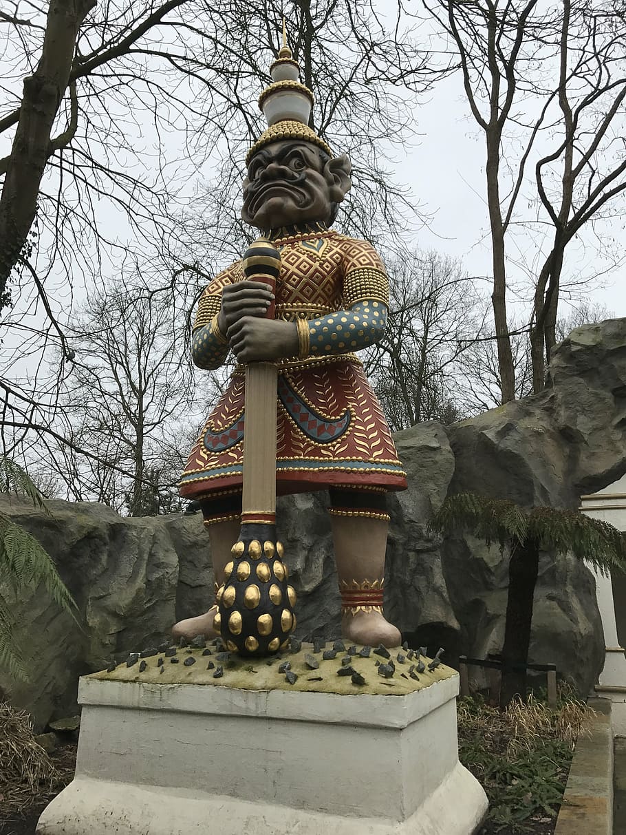 efteling, holland, enchanted forest, sculpture, statue, art and craft HD wallpaper