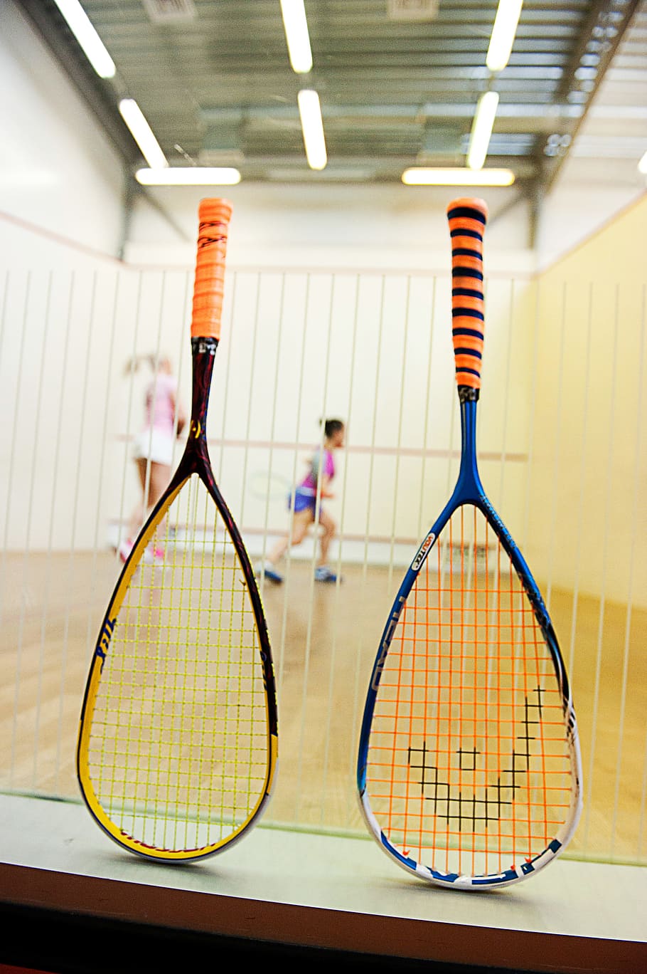 Squash rackets, lifestyle, objects, sport, tennis, competitive Sport, HD wallpaper