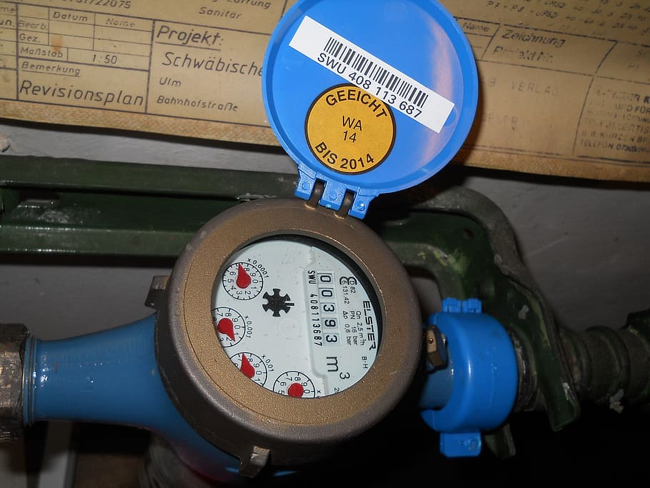 water meter reader, water retrieve, water clock, number, gauge HD wallpaper