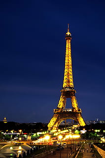 HD wallpaper: paris, eiffel tower, france, monument, famous, capital ...