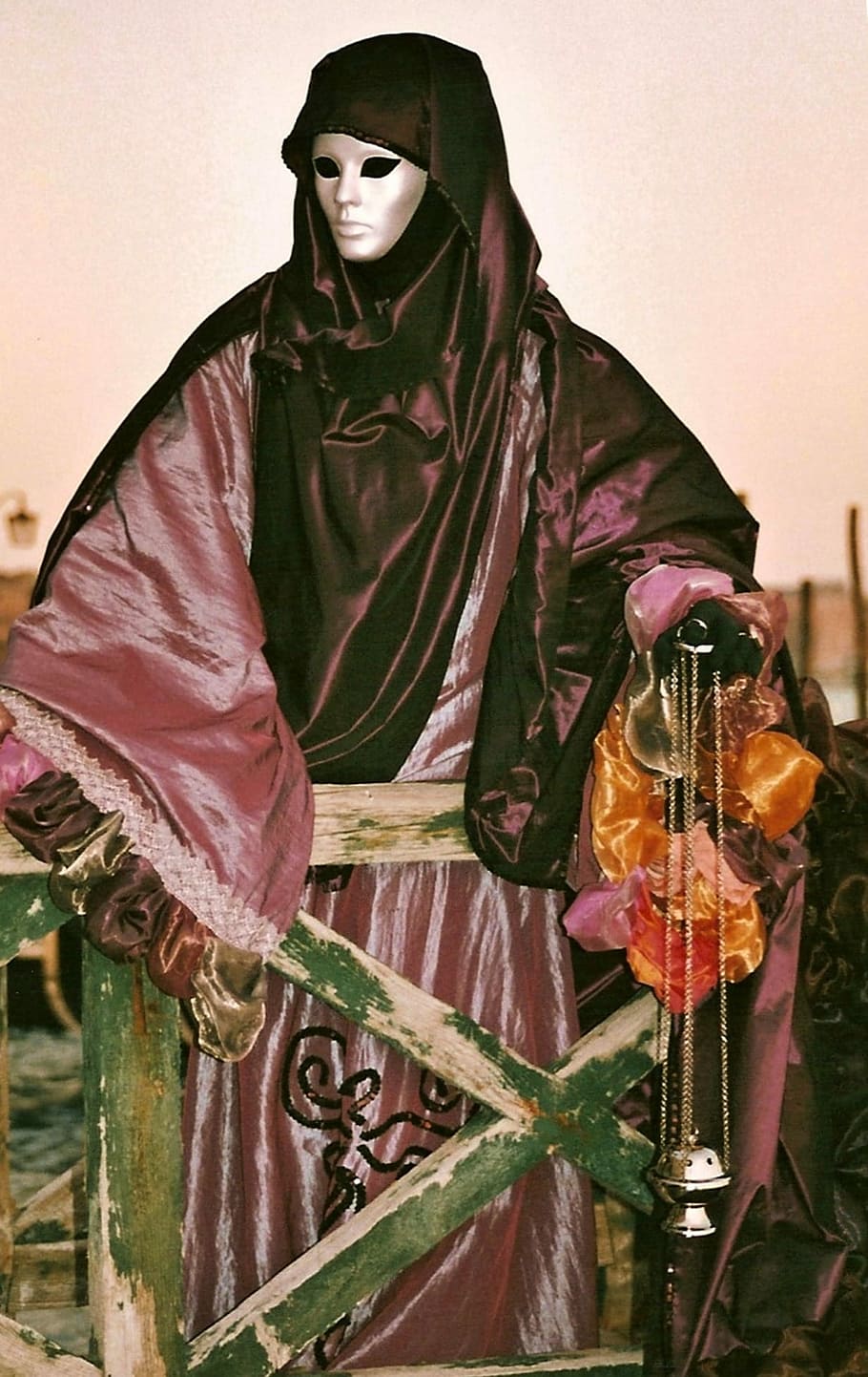 Carnival, Mask, Figure, Ritual, Venice, italy, decorated, costume HD wallpaper