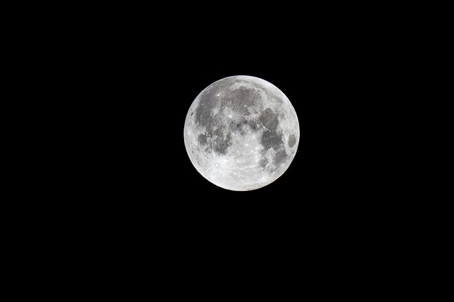 moon, space, nature, astronomy, sky, night, full moon, geometric shape HD wallpaper