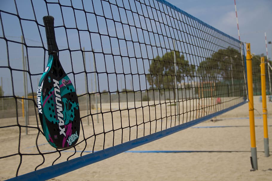 beach tennis, kuumax, sport, net - sports equipment, sky, safety, HD wallpaper