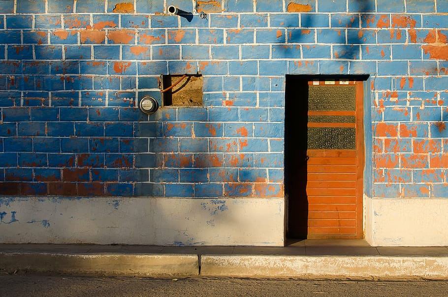 architecture, people, picturesque, texture, old, facade, house HD wallpaper