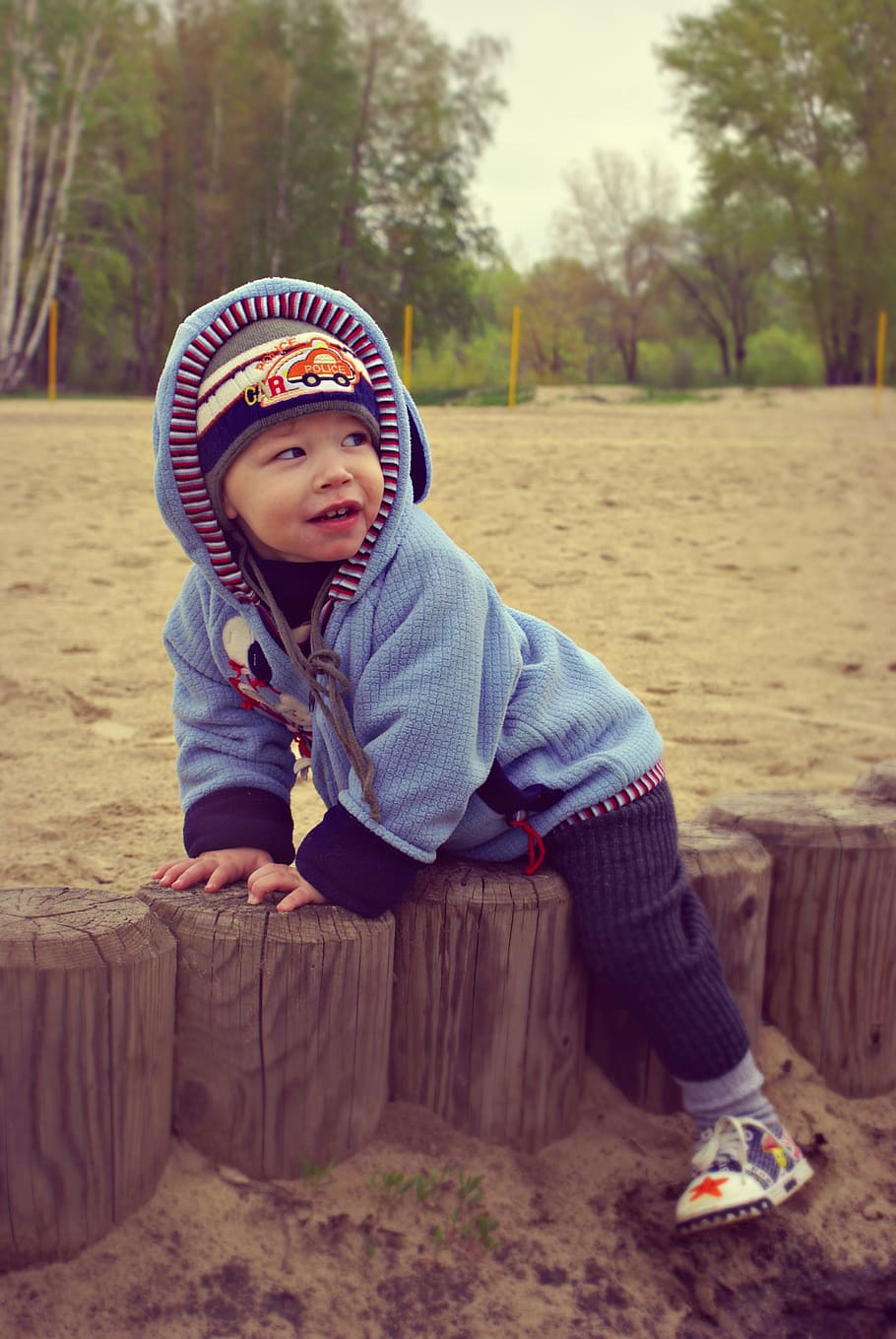 boy, beach, park, river, sand, person, baby, cute, fun, child HD wallpaper