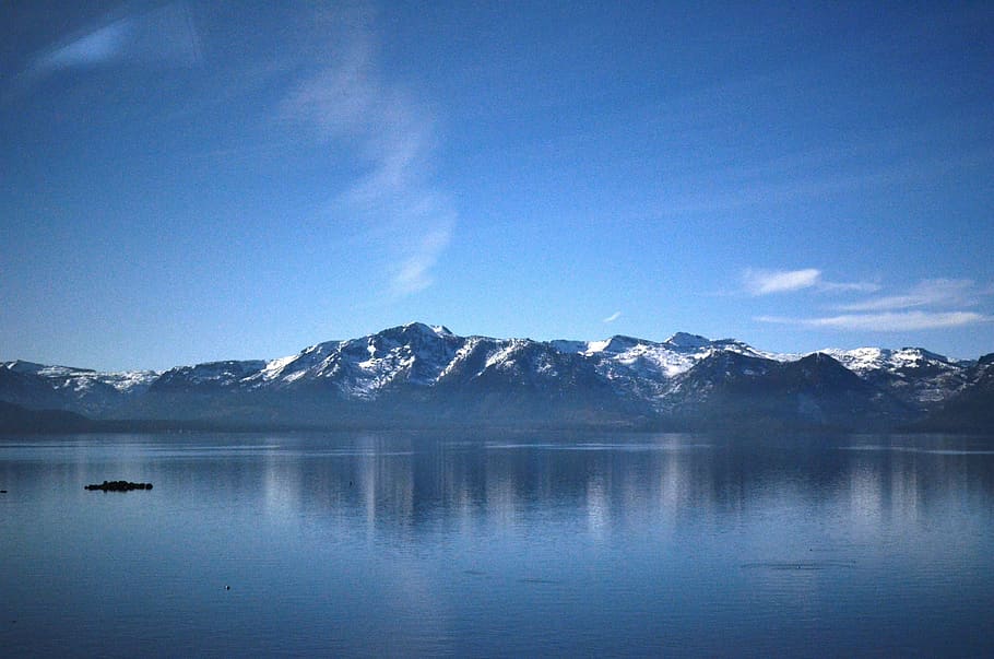 mountains, lake, winter, colorado, water, scenics - nature, HD wallpaper