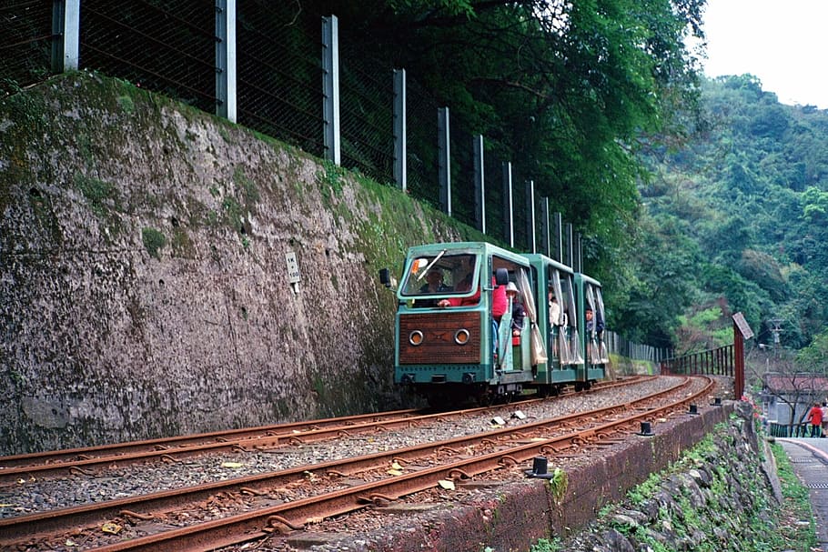 taiwan, train, railway, taipei, railroad, scene, journey, tourism HD wallpaper