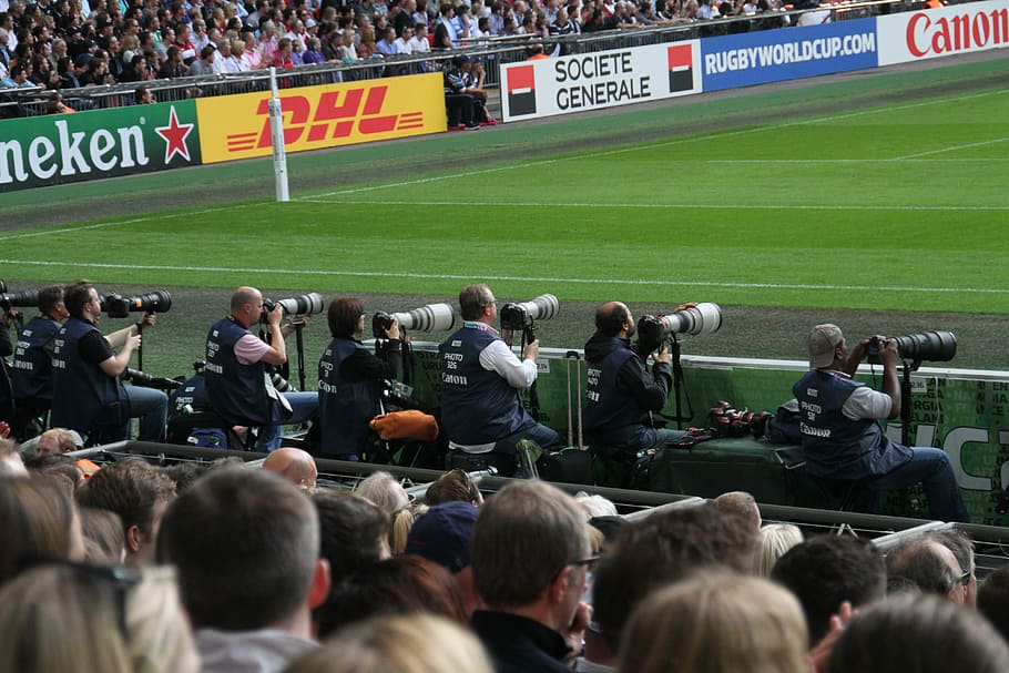 Rugby, Camera Men, World, Cup, Stadium, sport, wembley, championship HD wallpaper