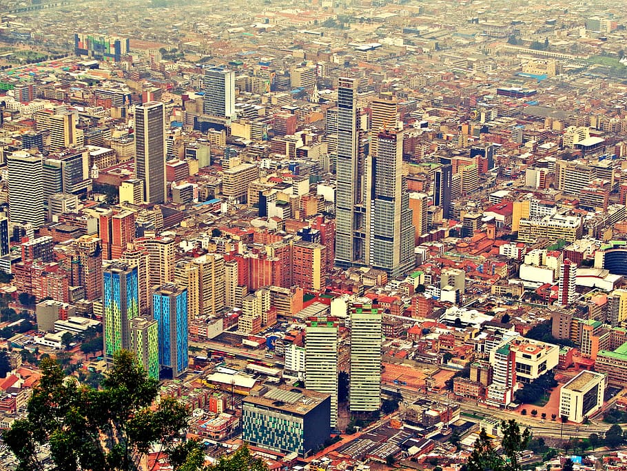hd wallpaper aerial photography of city buildings bogota colombia latin america wallpaper flare hd wallpaper aerial photography of