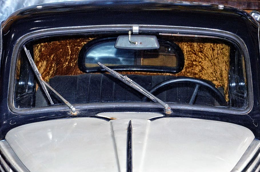 Car, Front, Windshield Wipers, car front, oldtimer, auto, fiat HD wallpaper