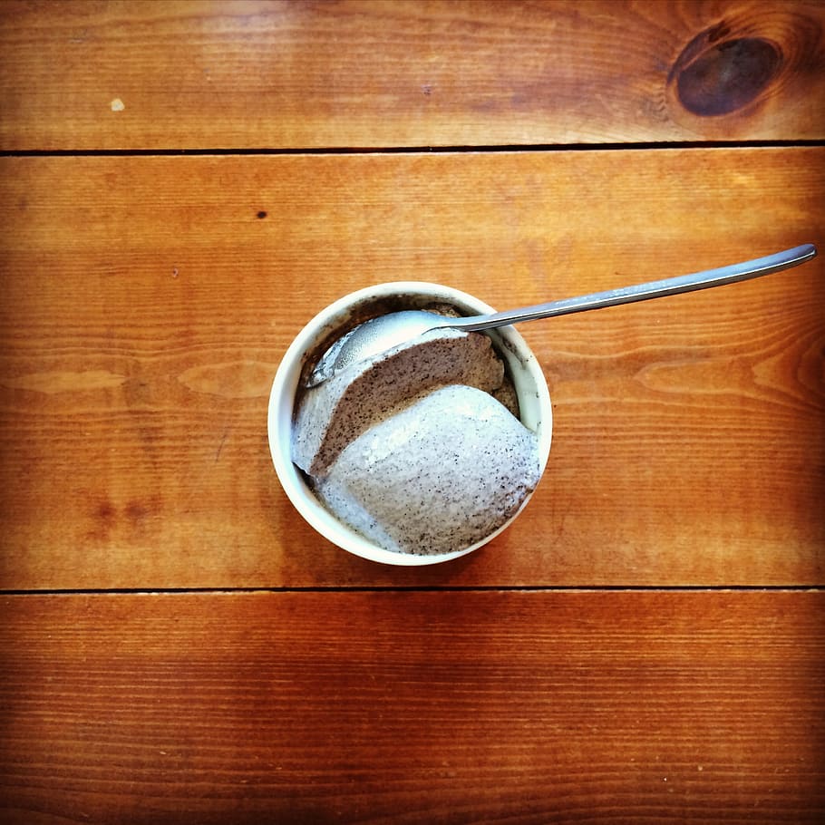 Sesame, Ice, Suites, Table, Spoon, Soft, delicious, sweet, restaurant HD wallpaper