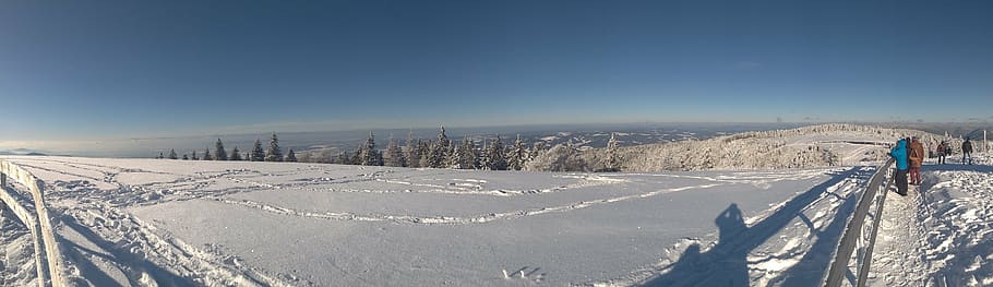 panorama, winter, snow, cold, winter sports, snow landscape HD wallpaper