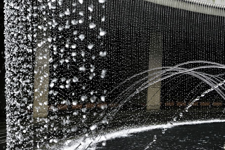 abstract, desktop, pattern, dark, technology, water fountain HD wallpaper