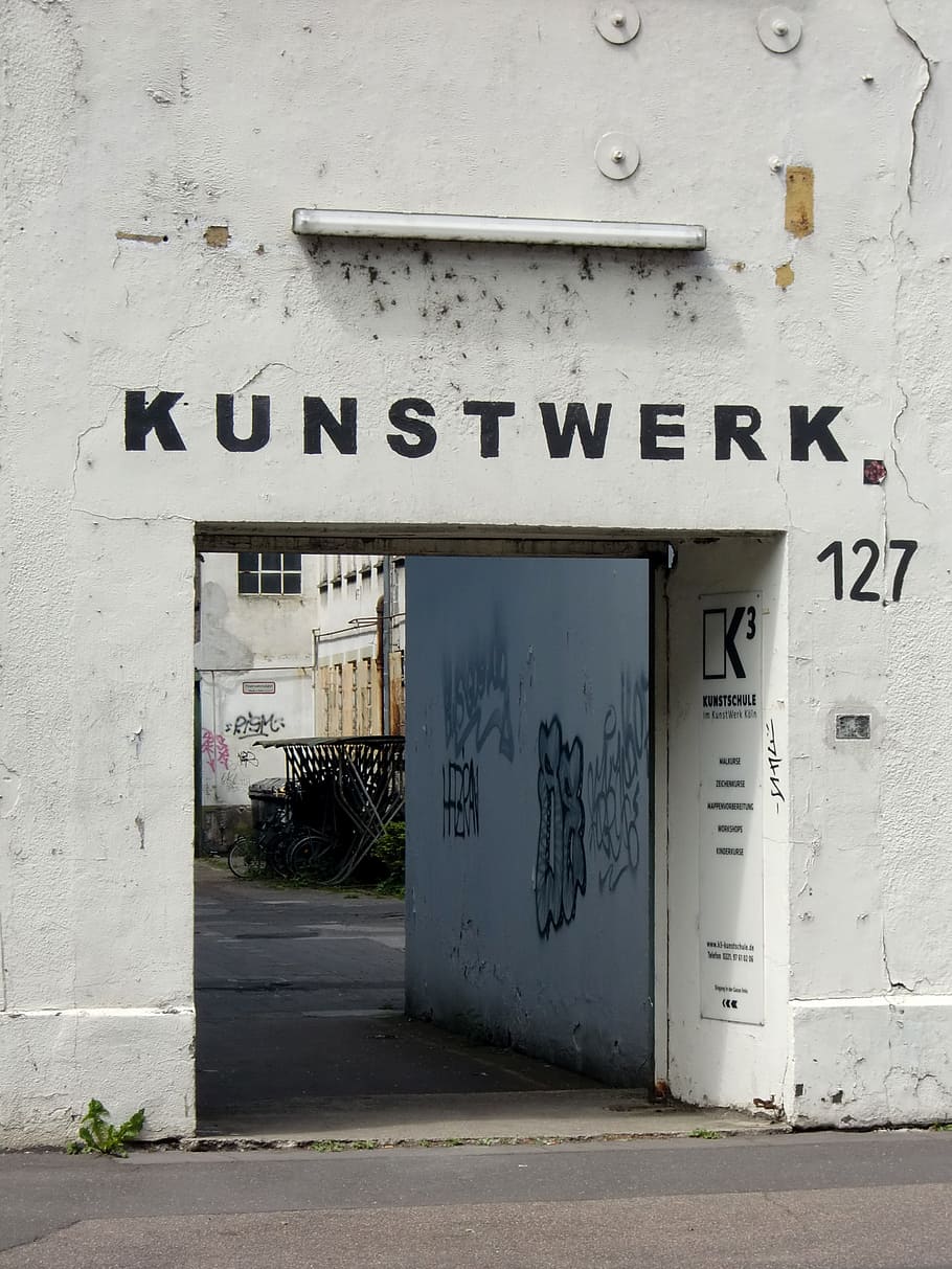 Artwork, Input, Passage, kunstschule, transit, architecture HD wallpaper