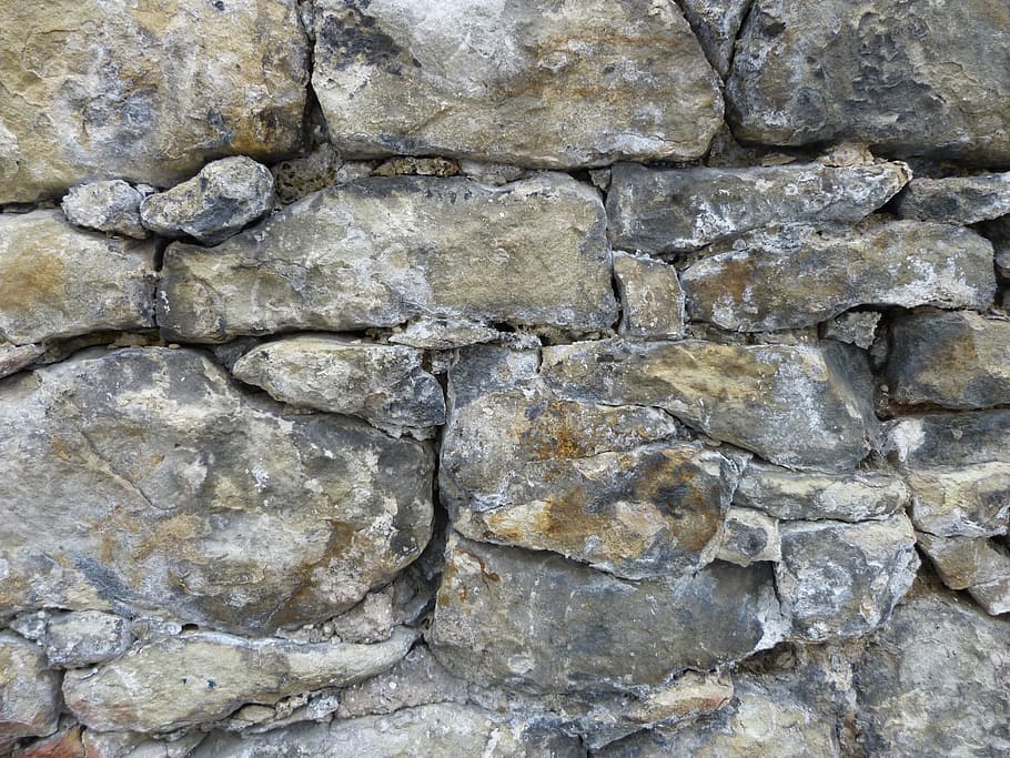 stone, wall, structure, old, solid, full frame, backgrounds HD wallpaper