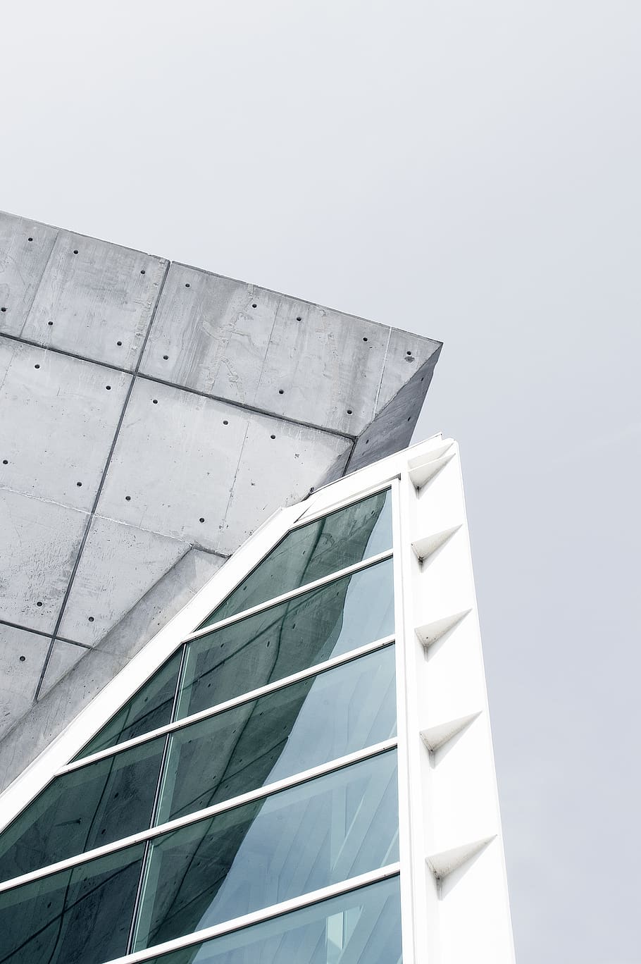 abstract, window, exterior, metal, reflection, built structure HD wallpaper
