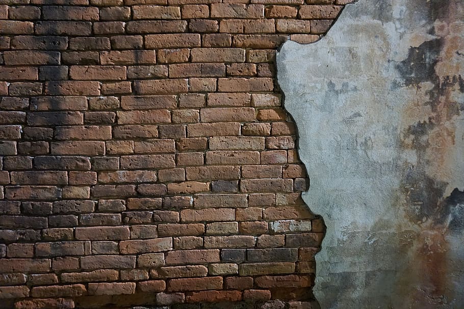 brick, old, wall, architecture, wall - building feature, brick wall HD wallpaper