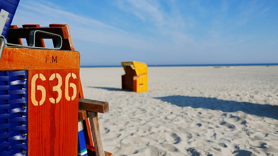 Beach, Sand, Ocean, Sea, Summer, vacation, water, nature, sky HD wallpaper