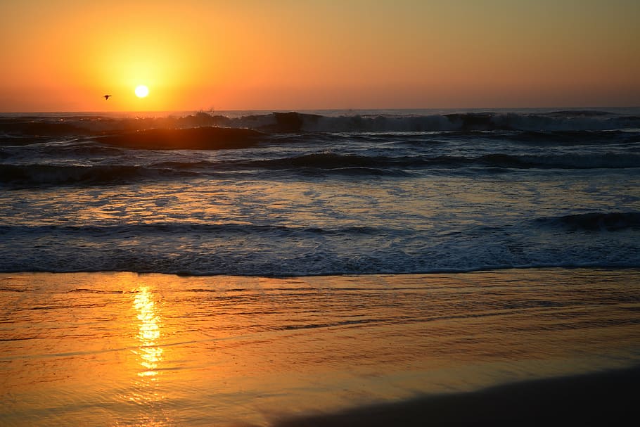 beach, sol, mar, sky, beauty, nature, water, horizon, landscape HD wallpaper
