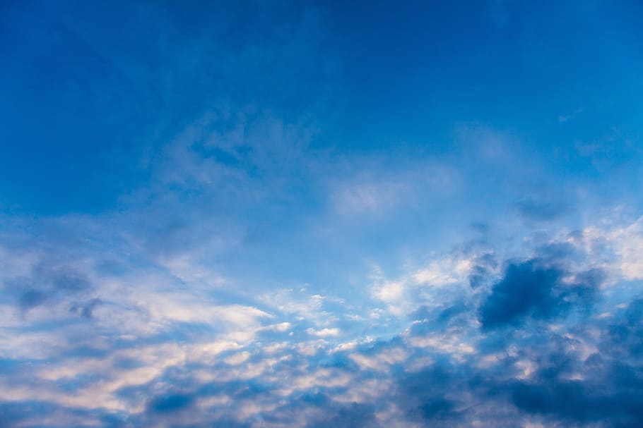 untitled, sky, blue, clouds, nature, weather, clear, environment HD wallpaper