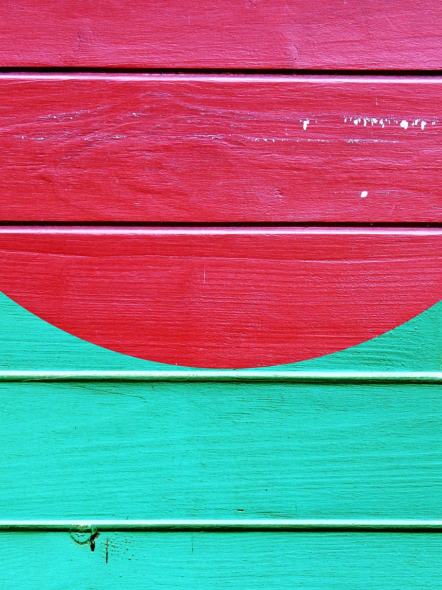red and brown surface, battens, boards, background, slabs, wood HD wallpaper