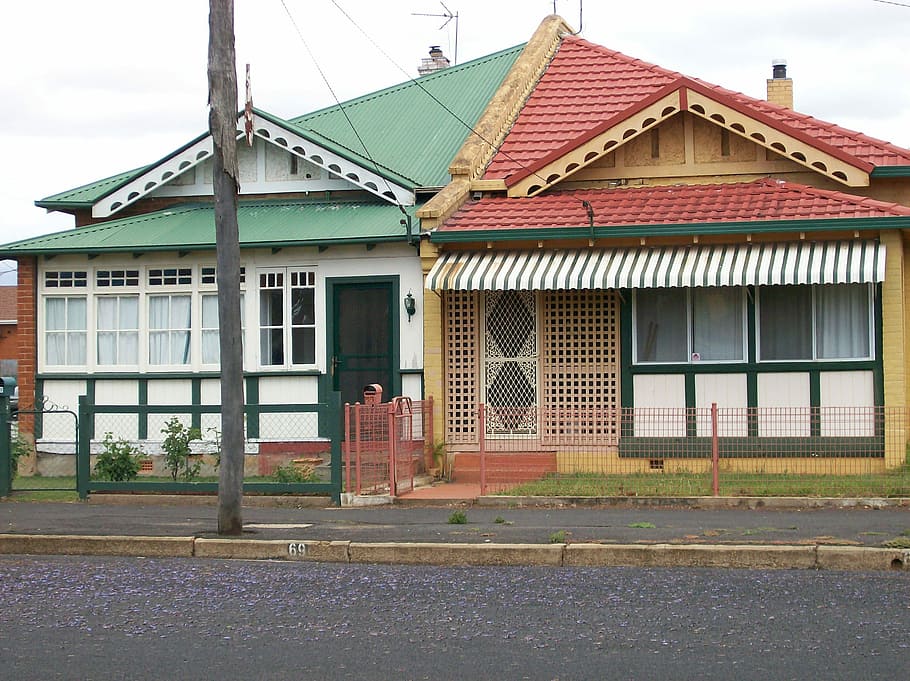 Hd Wallpaper Edwardian Semis In Dubbo New South Wales Australia Buildings Wallpaper Flare