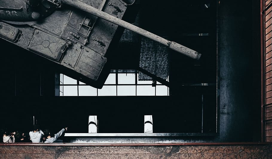 photo of tank hanging, untitled, Abandoned, House Of Terror Museum HD wallpaper
