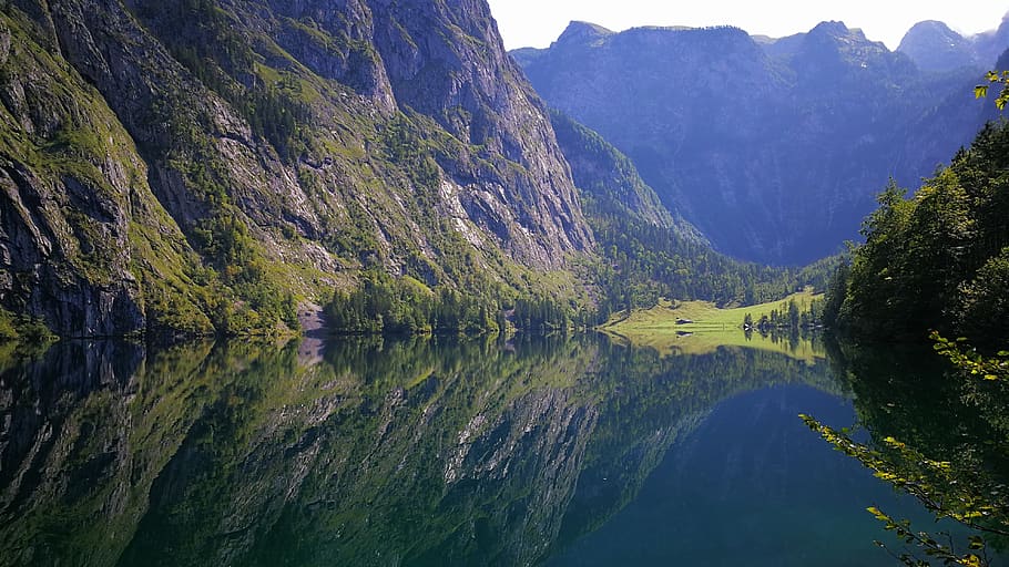 berchtesgaden, upper lake, königssee, nature, water, recovery, HD wallpaper