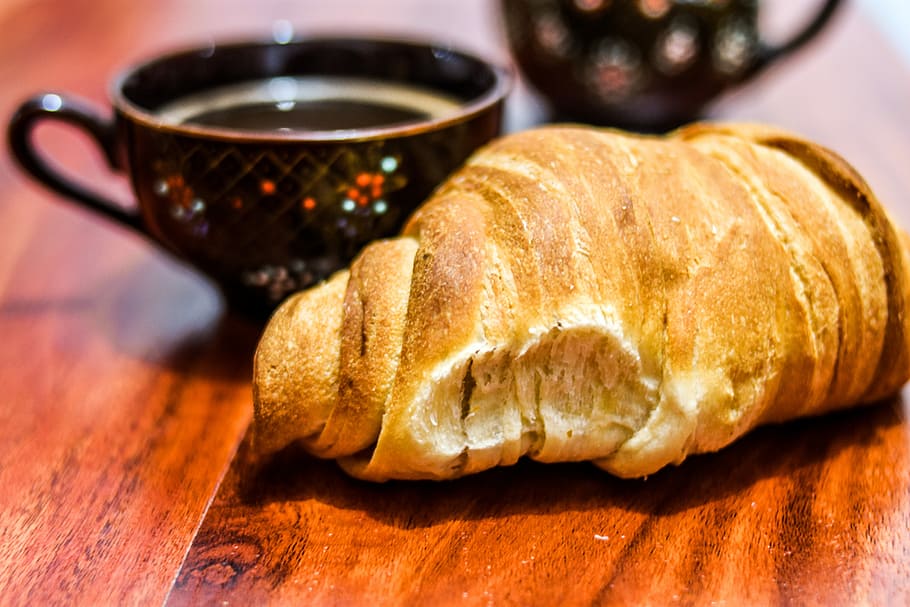 coffee, cup, drink, caffeine, table, breakfast, food and drink HD wallpaper