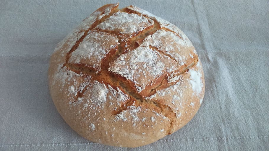 Bread, Sourdough, Bakery, Flour, artisan bread, food, soft bread HD wallpaper