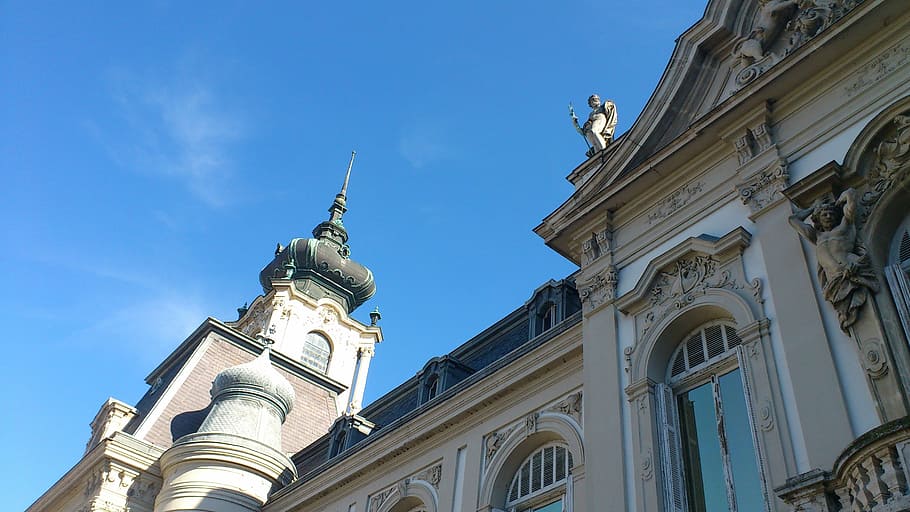 keszthely, cloud, castle, architecture, building exterior, built structure HD wallpaper